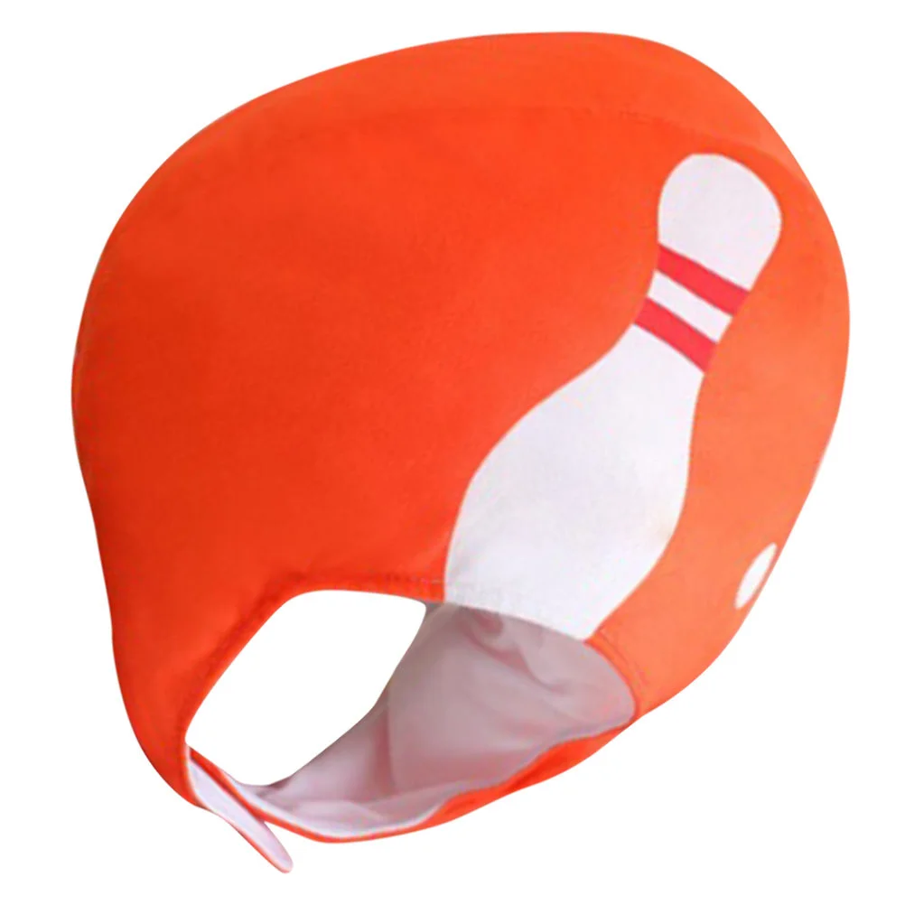 

Bowling Ball Headgear Funny Cartoon Hat Perfect for Photo Props Performance Carnival Accessories Novelty Hat