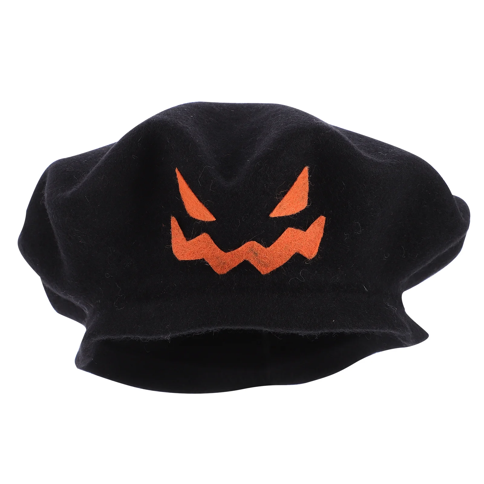 

1pc Pumpkin Beret Traveling Shopping Halloween Party Beret Decor Party Decor Halloween Hat Theme Cosplay Stage Accessory