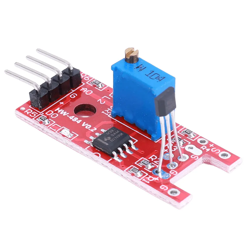 KY-024 Linear Magnetic Hall Switches LM393 Chip Linear Magnetic Hall Sensor Hall Effect Magnetic Sensor for Arduino DIY Kit - view 2