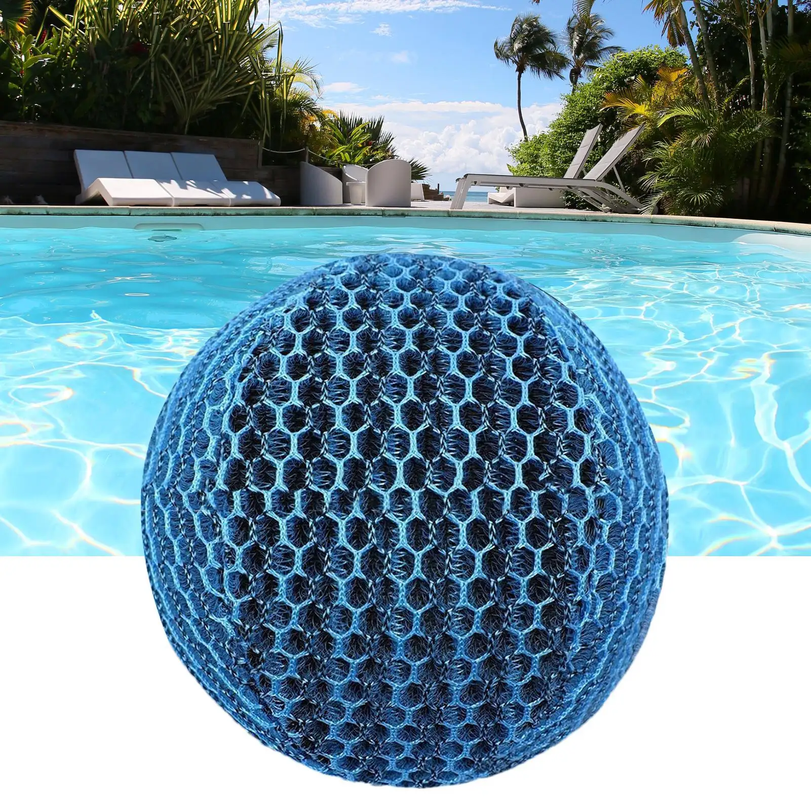 Hot Tub Scum Absorber Oil Absorbing Sponge Skimmer Balls Reusable Spa and Pool Cleaner Sunscreen Remover Skimmer Scum Ball