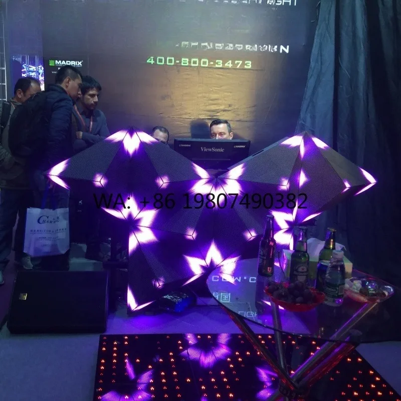 3D LED Cube Screen Sliding Tile Video Display Cube Box Screen For Exhibition Booth And DJ Stage Event Decoration