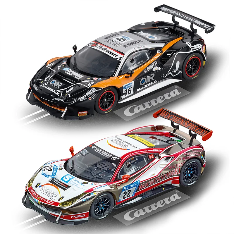 Slot Cars Digital  Carrera 1 32 1/32 132 30868 30808 488 GT3 WTM Racing No 22 No 46