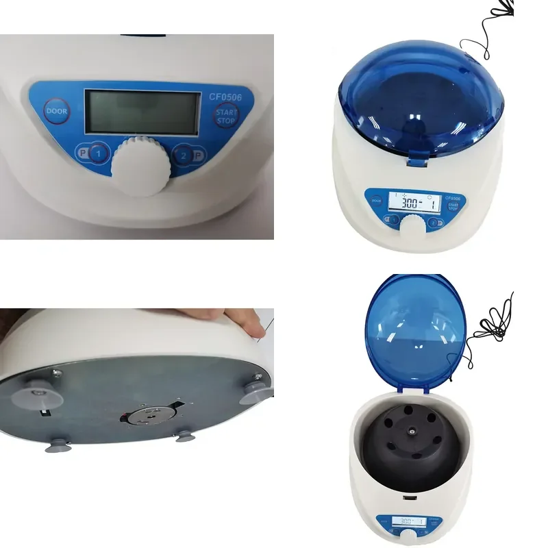 for Blood PRP Plasma Centrifuge Machine 300-5000RPM Digital Lab Medical Device with 15ml Tubes 110V 220V High Speed Separator