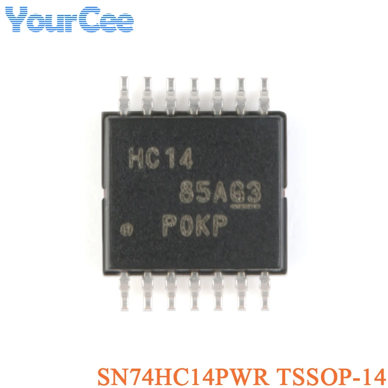 10pcs SN74HC14PWR TSSOP-14 SN74HC14NSR SN74HC14DBR SN74HC14DR SN74HC148DR SN74LVC2GU04DBVR Trigger Inverter SMD Logic Chip