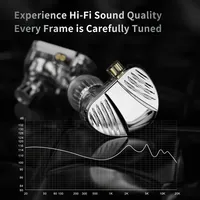 TRN V10 PRO Wired Earphones 2BA+2DD High-Frequency Balanced Armature Driver Combination In-Ear Monitors HIFI Custom Headphones