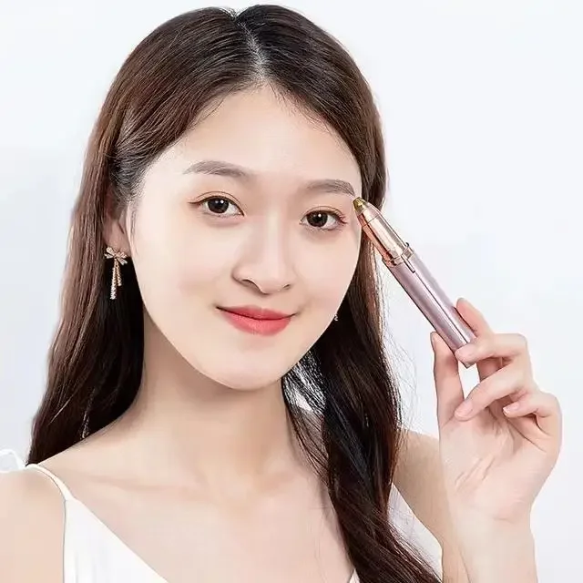 Smart Electric Eyebrow Trimmer Pen Implement Man Woman Clean Ladies' Shaver Automatic Razor Epilator Beauty Hair Removal Trimmer