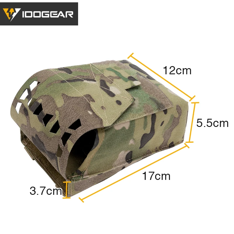 IDOGEAR Tactical Sundries Pouch SS STYLE JSTA Tool Pouch With Back insert Mag Pouch MOLLE multi-camo Multi-Function Pouch 35104