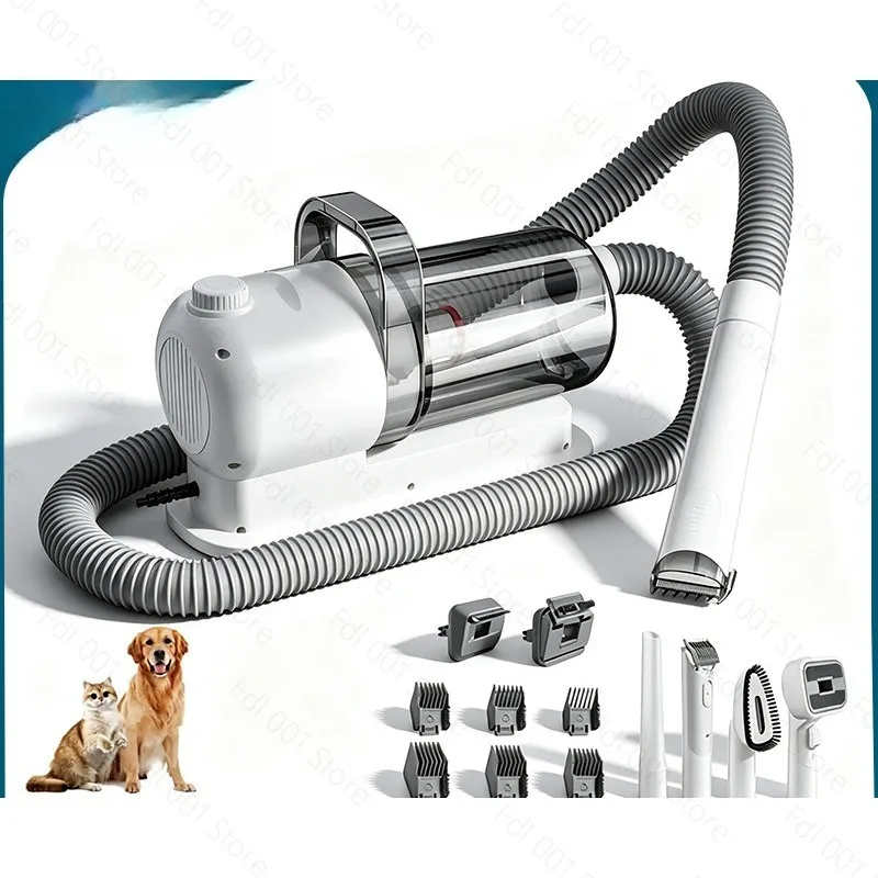 Pet Multifunctional Haircut Dog Vacuum Set All-in-One Krypton Gold Cat Vacuum Cleaner Haircut