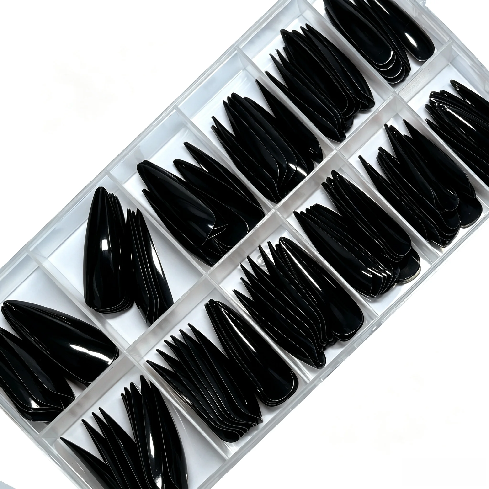120 Stück Langlebige Verlängerungs-Kunstnagelspitzen Vollabdeckende Nagelspitzen Künstliche Fingernägel UV-Gel-Lack Schnelle Aufbauform Maniküre-Werkzeug – Detail 10