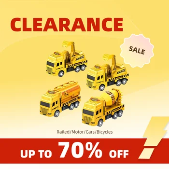 Clearance_4 Stück Kinderspielzeug-Techniksautos, Modellspielzeugauto als Geschenk für Kinder als perfektes Geschenk_Continuous Updates