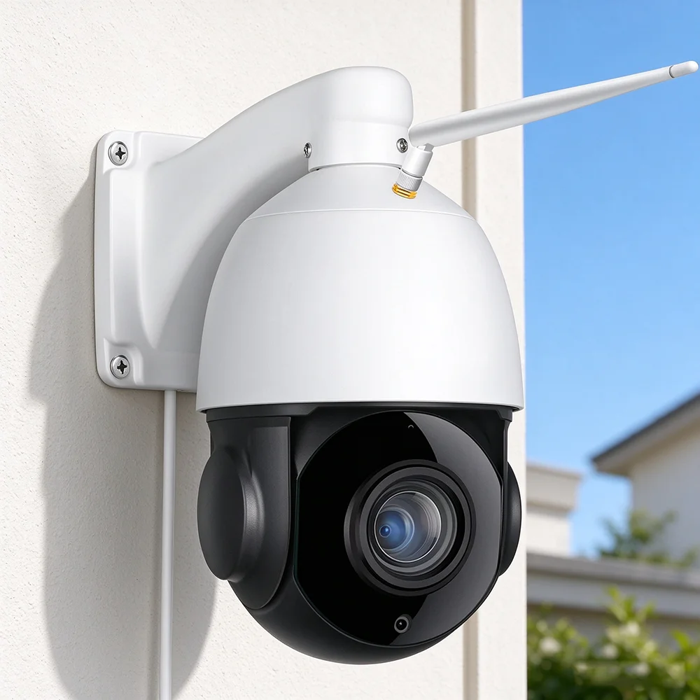 5MP 30X Optical Zoom WiFi PTZ IP Camera Outdoor AI Humanoid Detect Auto Zoom Tracking PoE Security Camera 80M IR Night Vision