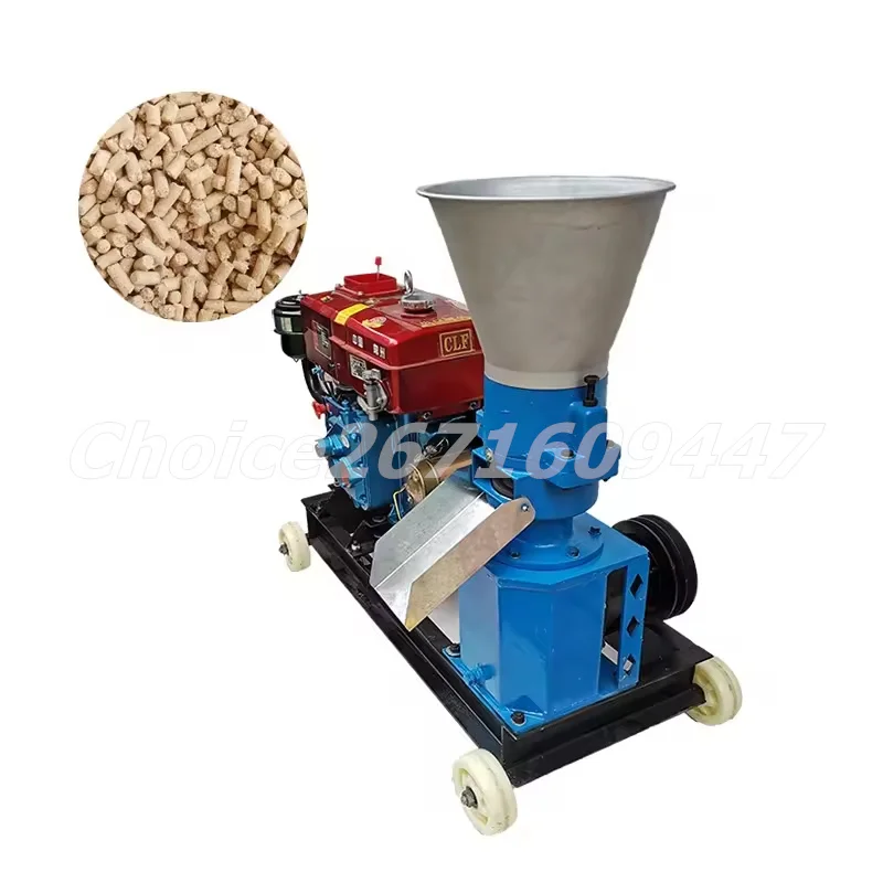 Animal Farming Feed Machine Multi-function Diesel Engine Wet and Dry Feed Food Pellet Making Machine Pellet Mill