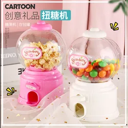 Plastic Candy Machine Cute Candy Dispenser Portable Bank Deposit Box Sweets Machine Nice Gift for Children Home Decor