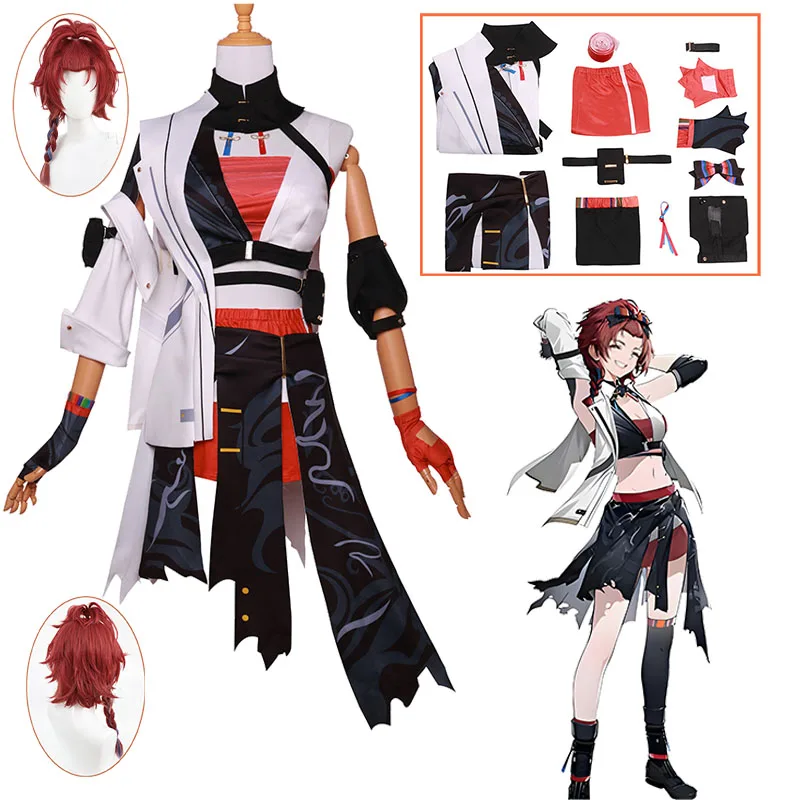 

WHH Anime Game Wuthering Waves Chixia Cosplay Costume Nice Stitching cosplay outfits Women Halloween Party Performance