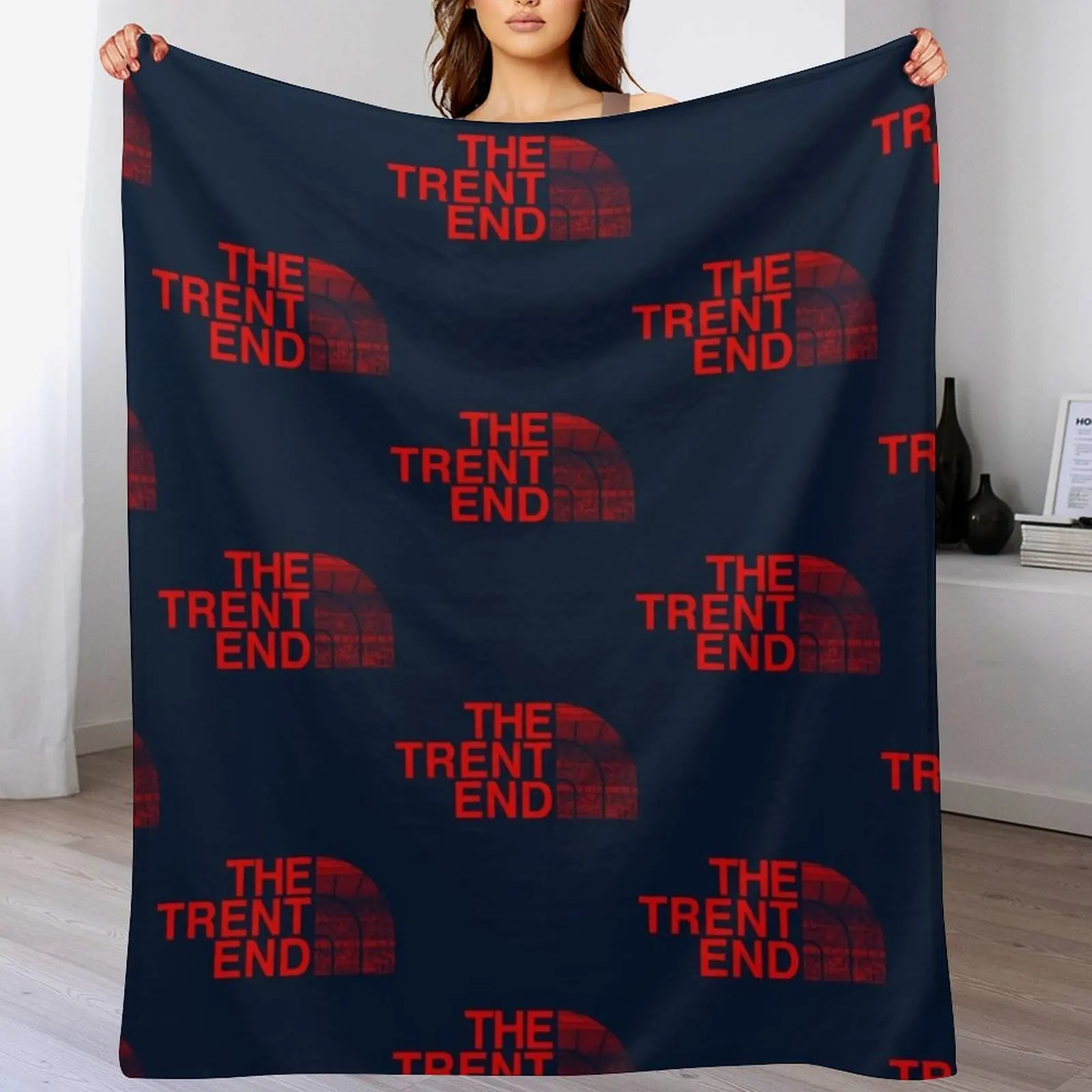 

The Trent End Nottingham Forest Throw Blanket halloween Blankets For Bed Large Decorative Throw Blankets