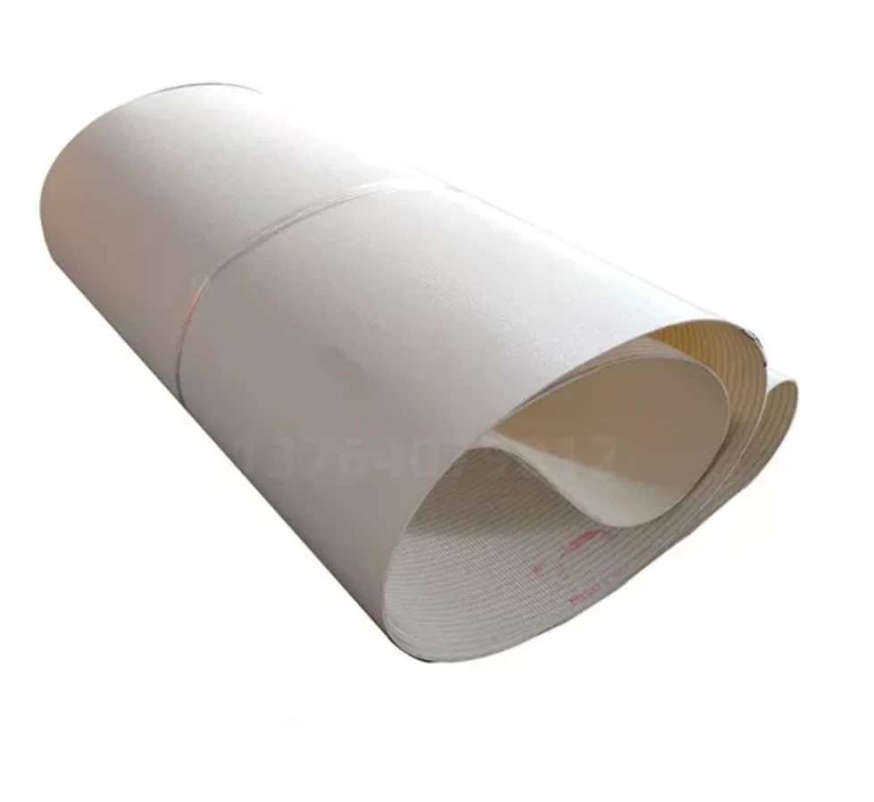 White double-sided fiber cloth anti-adhesive wear-resistant high-temperature resistant conveyor belt press machine food grade