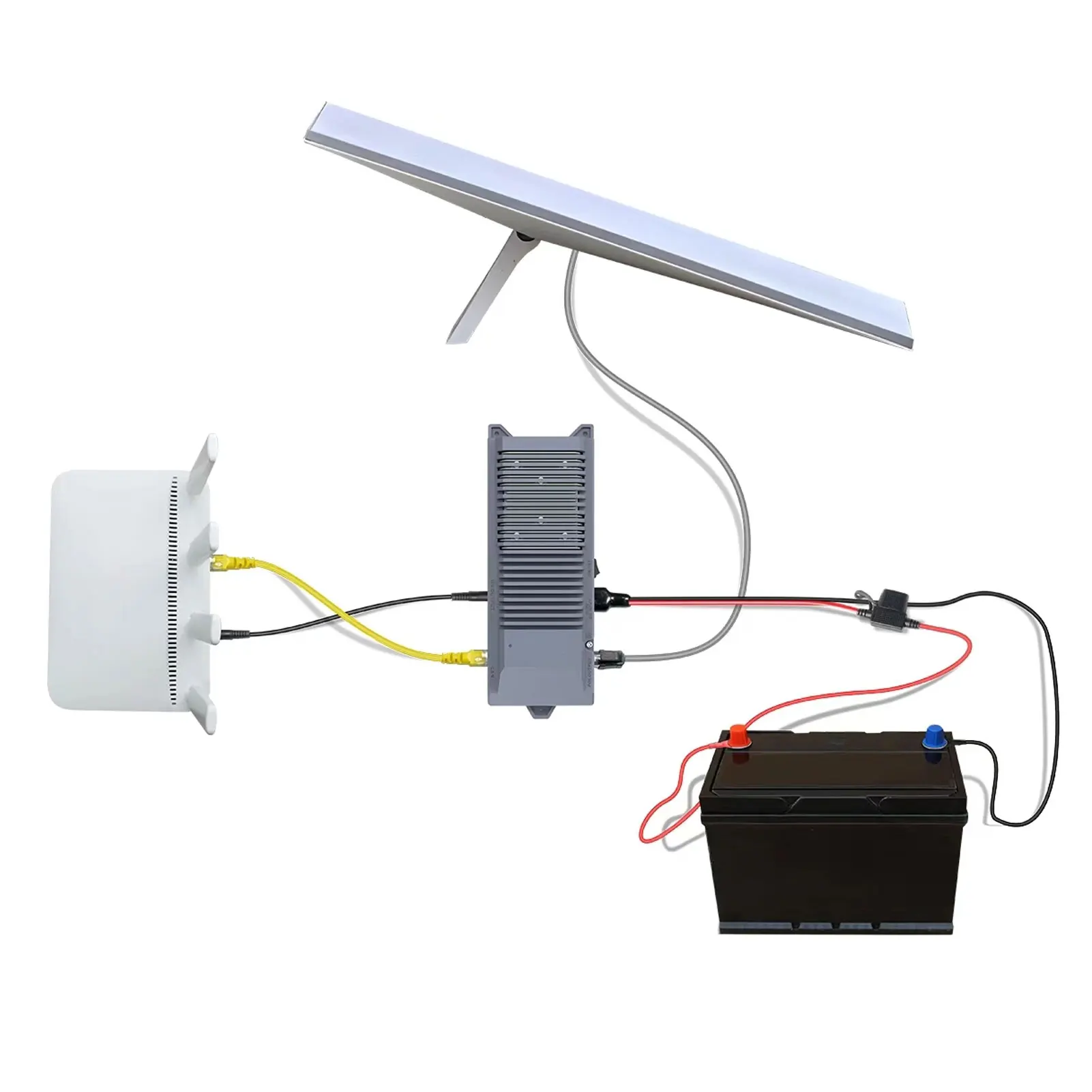 طقم تحويل تحويل DC10-30V إلى POE DC56V 150W 4 في 1 محول دفعة الأقمار الصناعية الخارجية لـ Gen 3 Dishy