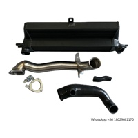 Intercooler Downpipe and SILICONE AIR BOOST INTAKE HOSE INLET For MINI COOPER S R56 2006-2015