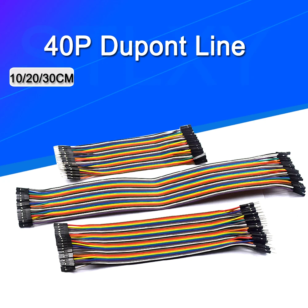 Dupont Line 10cm/20CM/30CM Male to Male+Female to Male + Female to Female Jumper Wire Dupont Cable for arduino DIY KIT