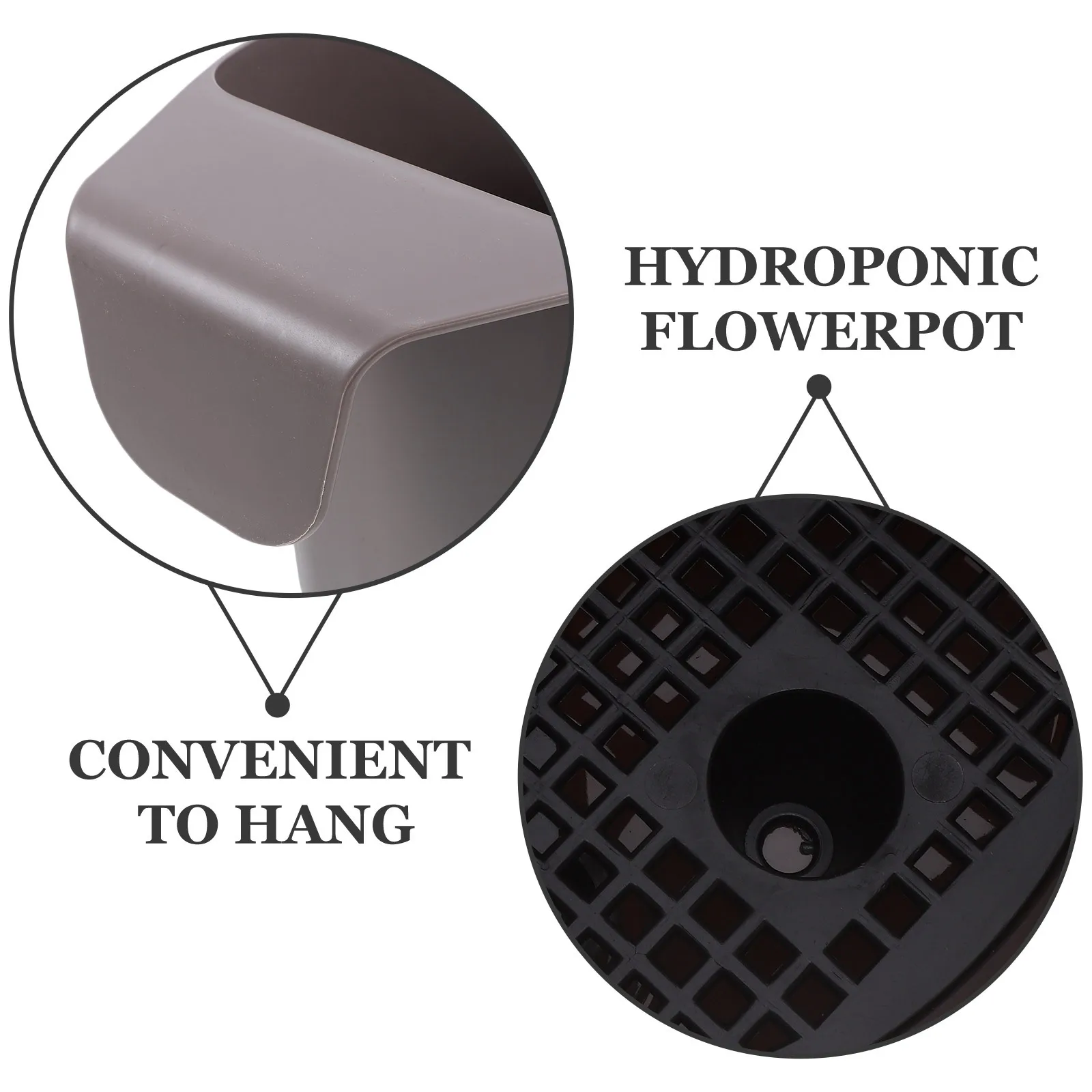 

Plastic Self Watering Horse Saddle Flower Pot Sturdy Breakage-Proof Planter Indoor Outdoor Automatic Watering Flowerpot