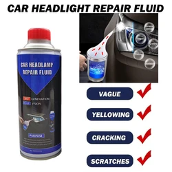 Headlight Polisher Liquid Evaporator Polymer Liquid Headlights Chemical Polish Headlight Restoration Kit Polish For Headlights