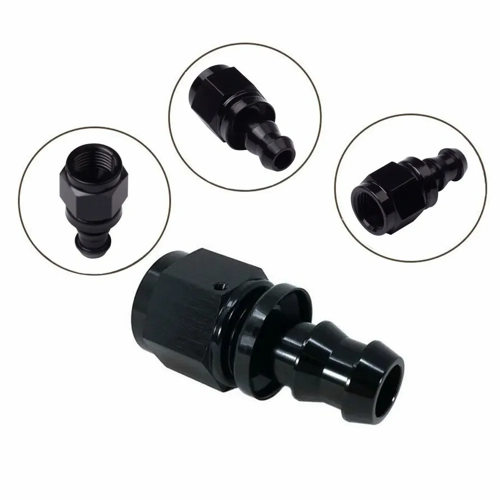 AN4/10 Push-on Lock Hose End Barb Hose Fitting End Oil Fuel Line 0° 45°