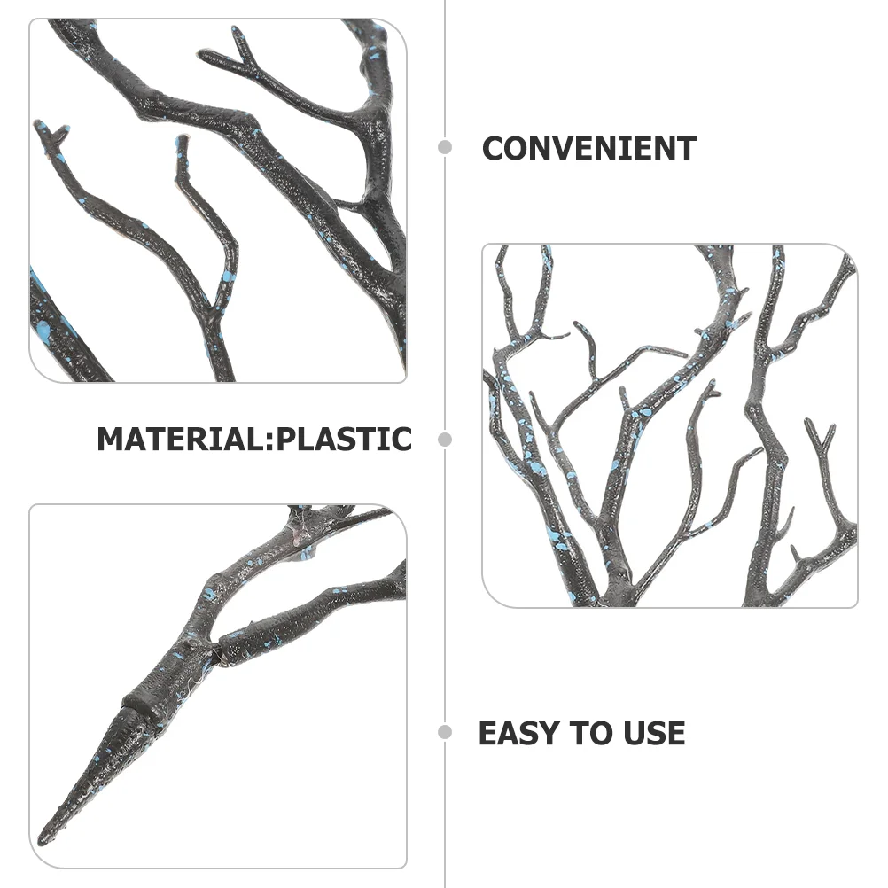 6 Stück gefälschte Trockenzweig-Dekore, künstlicher Stiel, Simulationszweige, Baumdekoration, dekorative DIY-Zweige, Vasenfüllung, Blume