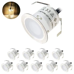 IP67 Waterproof DC12V Low Voltage Embedded LED Deck Light Garden Underground Light Stainless Steel Staircase Landscape Light