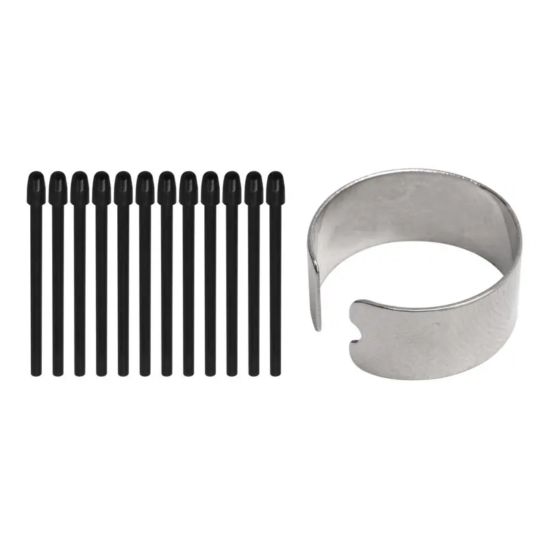 AY14 -Standard Pen Nibs For WACOM, 12Pcs Black Replacement Refill Pen Tips For Wacom Intuos Pro, Wacom Imobilestudio Pro