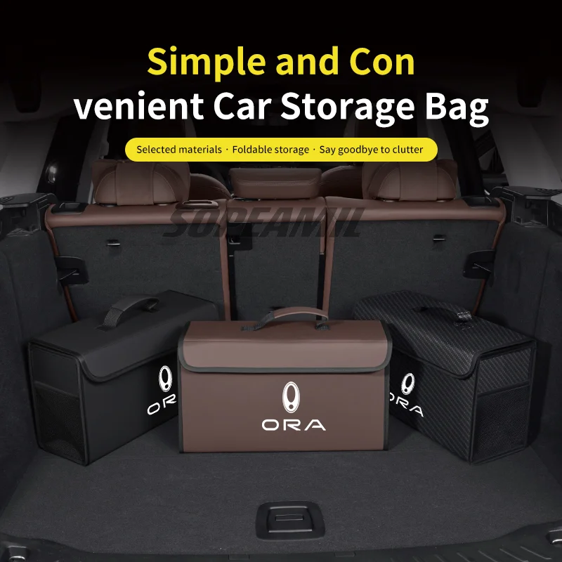 

Car Trunk Organizing And Storage Box For ORA IQ Punk Cat White Cat R1 R2 Lunky Cat GT Ballet ES13 Euler M6 Auto Accessories