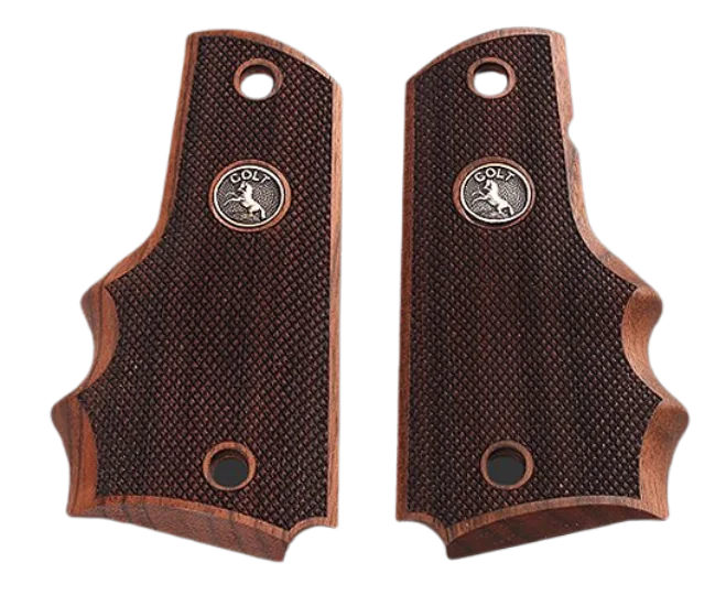 KSD Brand Colt 1911 FIT Model Compatible Walnut Grips Diamond