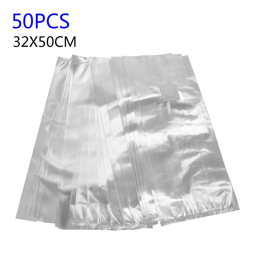 

50*Mushroom Grow Bag 50Pcs Transparent Mushroom Spawn Grow Bag High Temp Resistance Breathable Mushroom Grow Bag