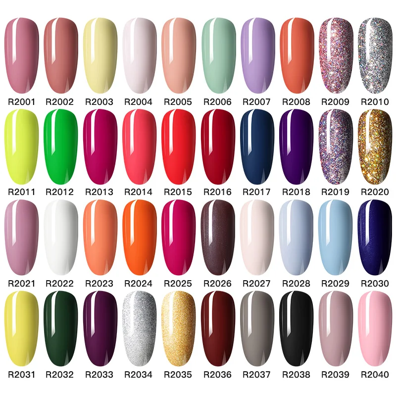 ROSALIND Semi Permanente Nagelgel Polish Nail Art Salon Voor Gelvernis Losweken Basis Top Coat UV LED Kleurrijke Kleur Gel Polish