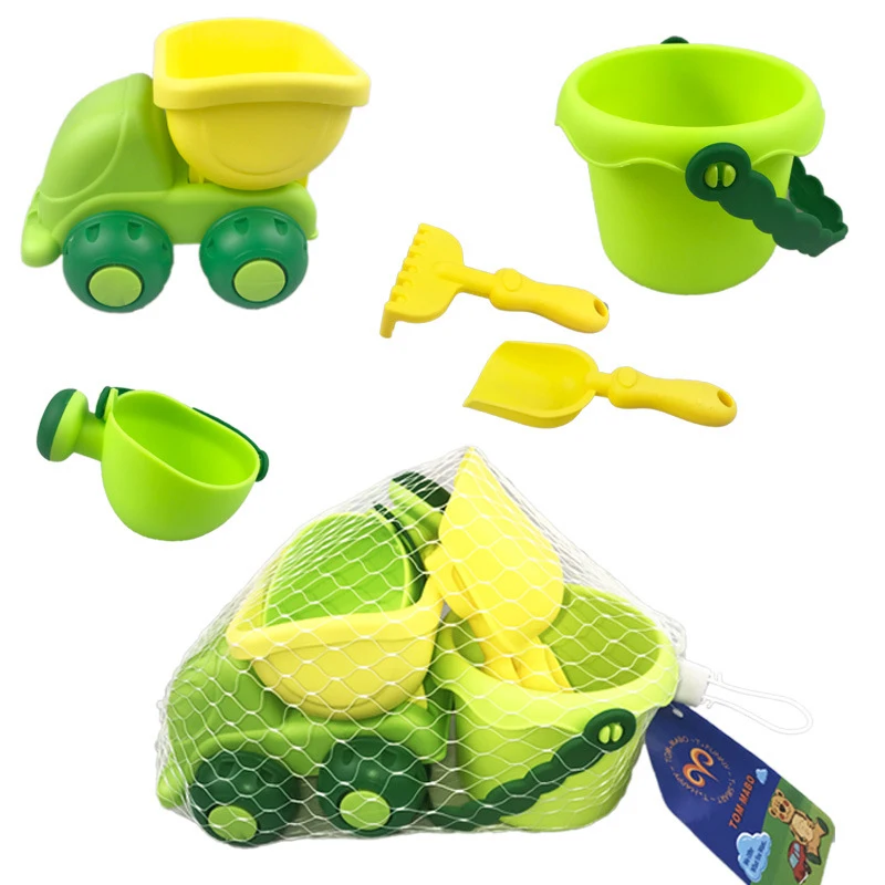 Jouets de plage d'été pour enfants avec modèle animal, jouets de bord de mer en caoutchouc, ensembles d'outils de moule de sable, jouet de bain pour bébé, jouet de natation pour enfants