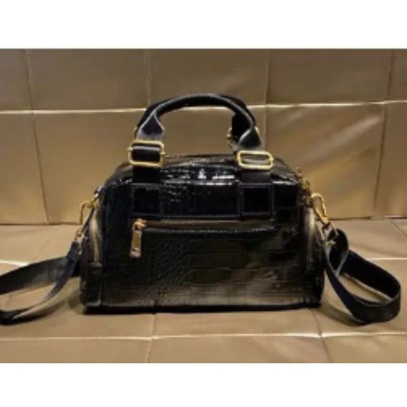 Leather Hot Diamond Pillow Bag for Women New Multi-compartment Crossbody Bag , Large Capacity Single-shoulder Genuine Leather