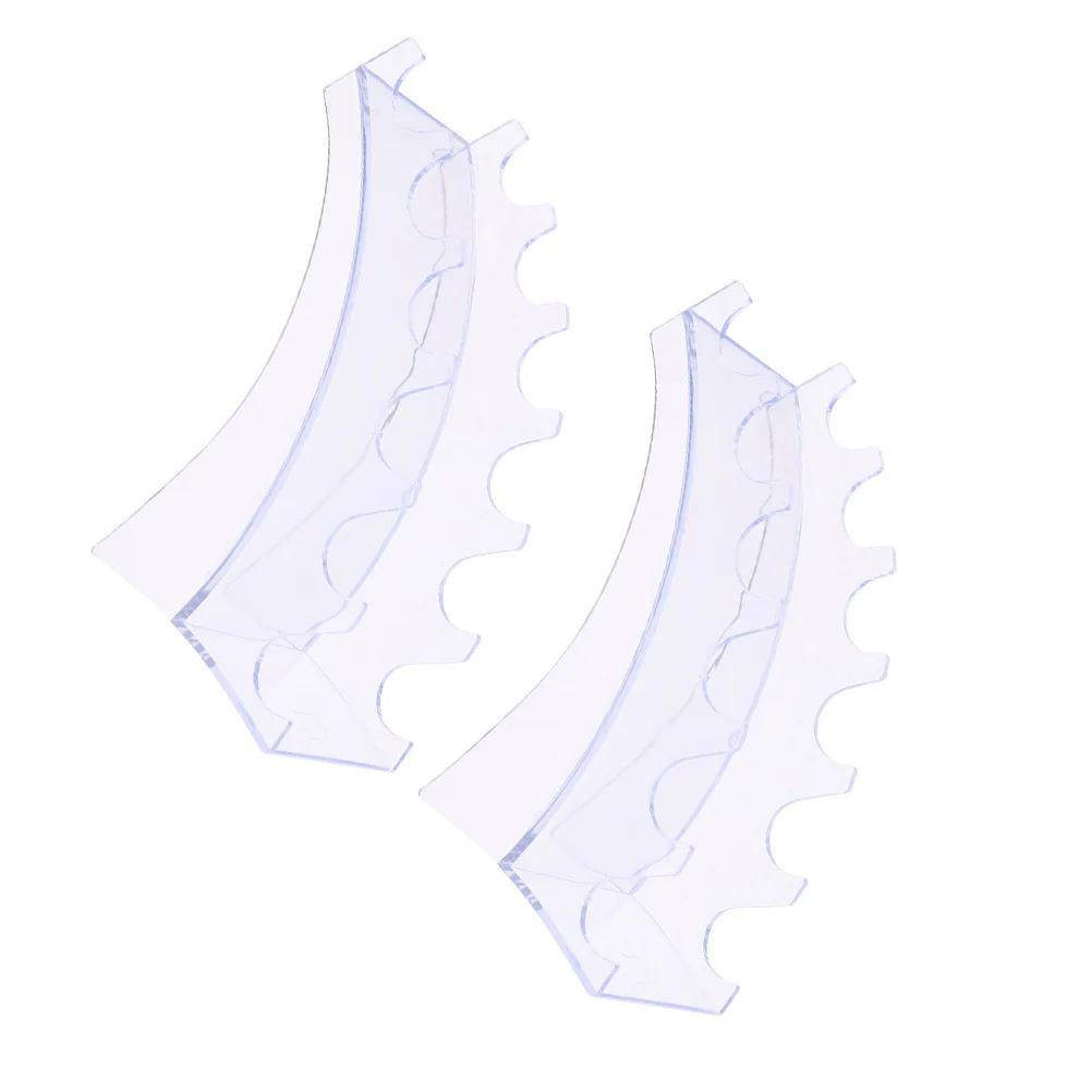 

2Pcs Display Shelf Transparent Makeup Brush Storage Holder Large Capacity Pen Organizer for Desk Waterproof Anti-Fall