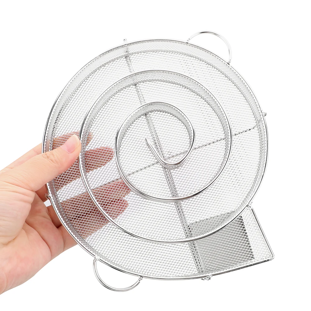 Nuovo generatore di fumo freddo Chip scatola di fumo fumatore salmone pancetta pesce Mini mela legno acciaio Barbecue Grill fumatore polvere di legno caldo