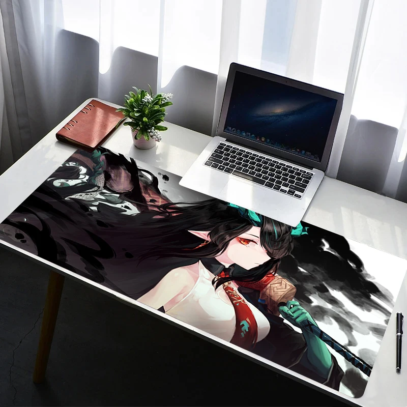 Gaming Arknights Dusk Mouse Pad Tappetino da scrivania Gamer Professional Premium Mousepad Accessori per il controllo della velocità Tappetino per tastiera durevole