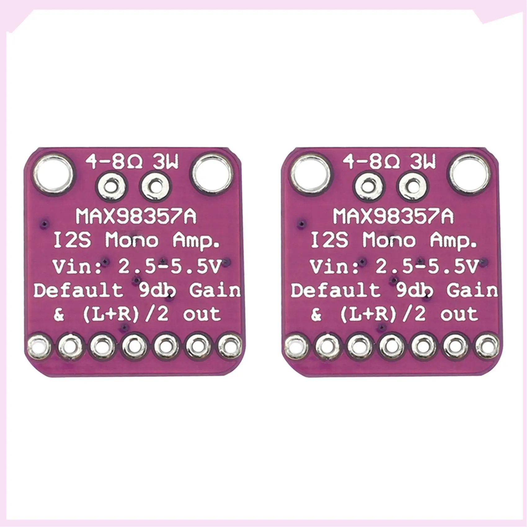 B24B 2X Max98357 I2S 3 واط فئة D مكبر للصوت واجهة اندلاع Dac وحدة فك ترميز لوحة الصوت بدون مرشح لراسبيري Pi Esp32