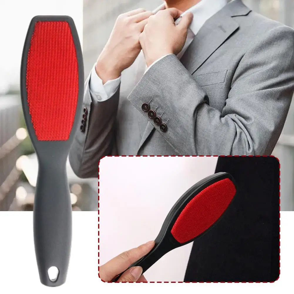 Double-sided Clothes Coat Lint Remover Brush Reusable Brusher Dogs Anti-static Hairs Dust Sweater Tool Cleaning Househo V7s7