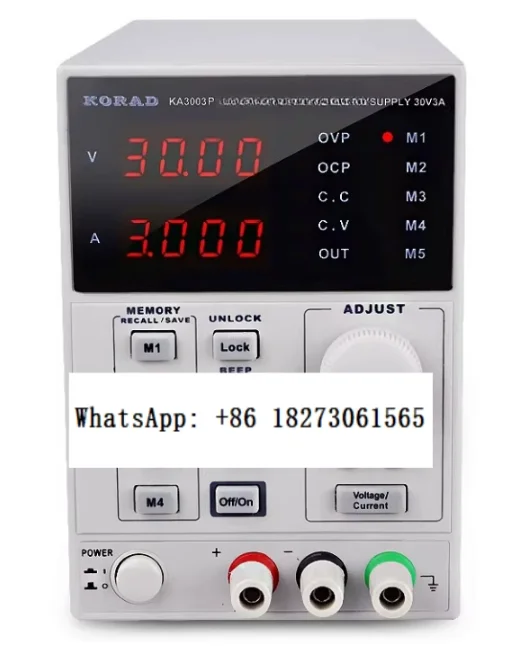 Программируемый регулируемый линейный источник питания KORAD KA3005D/KD3005D с регулируемым напряжением 30В/5А