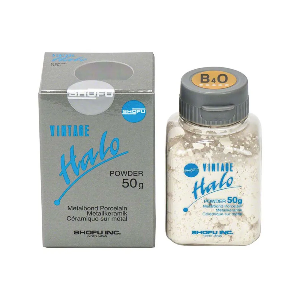 Vintage Halo Metalbond SHOFU Dental Porcelain Powder Body Incisal Opal Opaque Shades 50g for Crown Bridge Veneering