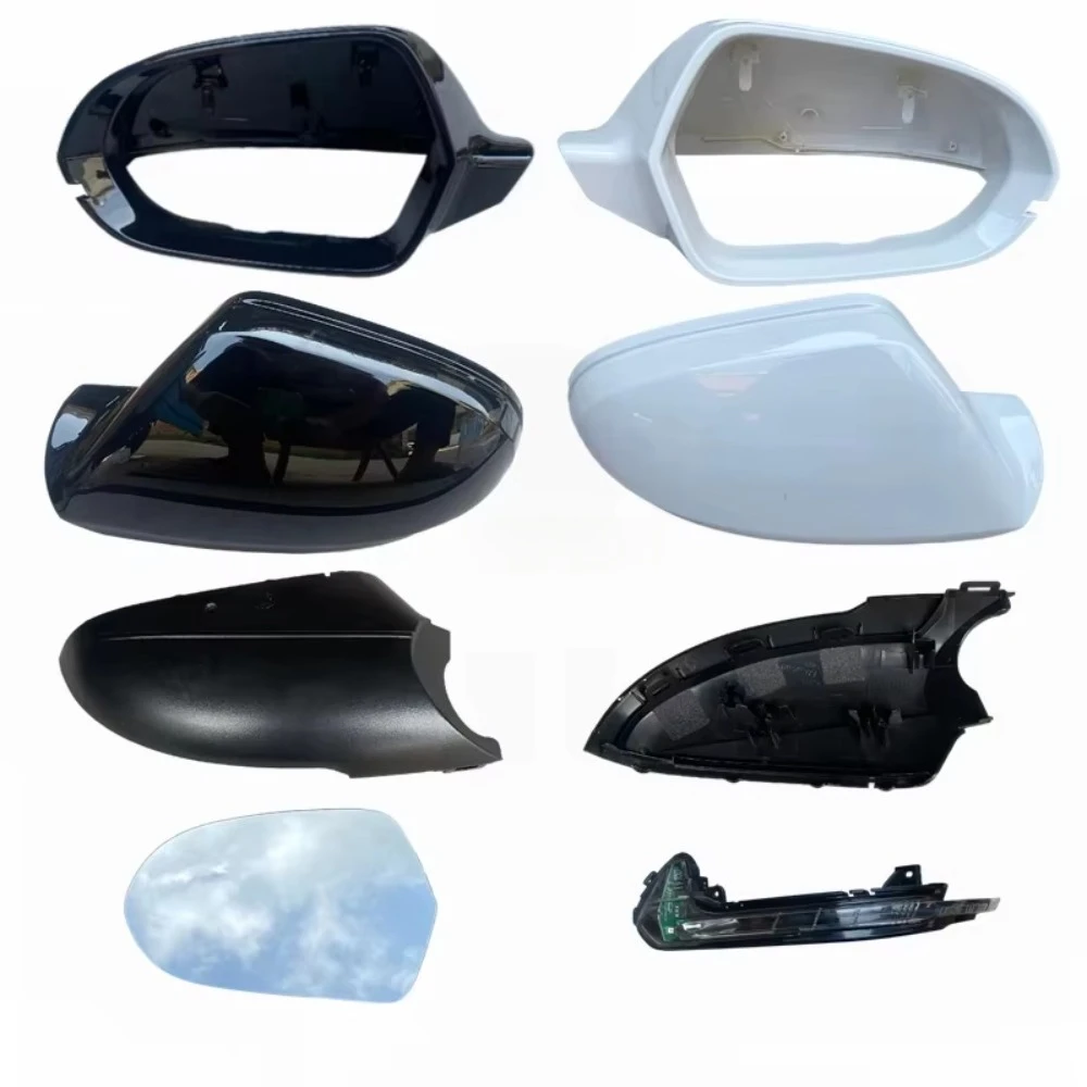 1pc Side Mirror Parts for Audi A6 C7 C7.5 S6 4G Cover Glass trim 2012-2018 Bottom Turn Signal auto replace Lower Holder housing