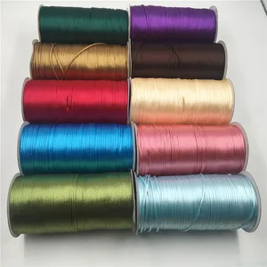 2mm 10-225 Chinesische Messgeräte Seidenkabel Satin Kabel Nylon 35 Farben für DIY-Seil-Halskette Armbänder Hauptverkaufslinie aktuelle Linie 10 für Kite - №6