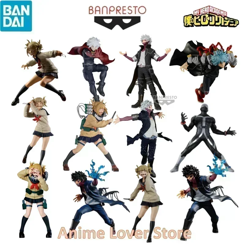 In Stock Original Banpresto My Hero Academia The Evil Villains Dabi Himiko Toga Shigaraki Tomura Anime Figure Toys For Kids Gift