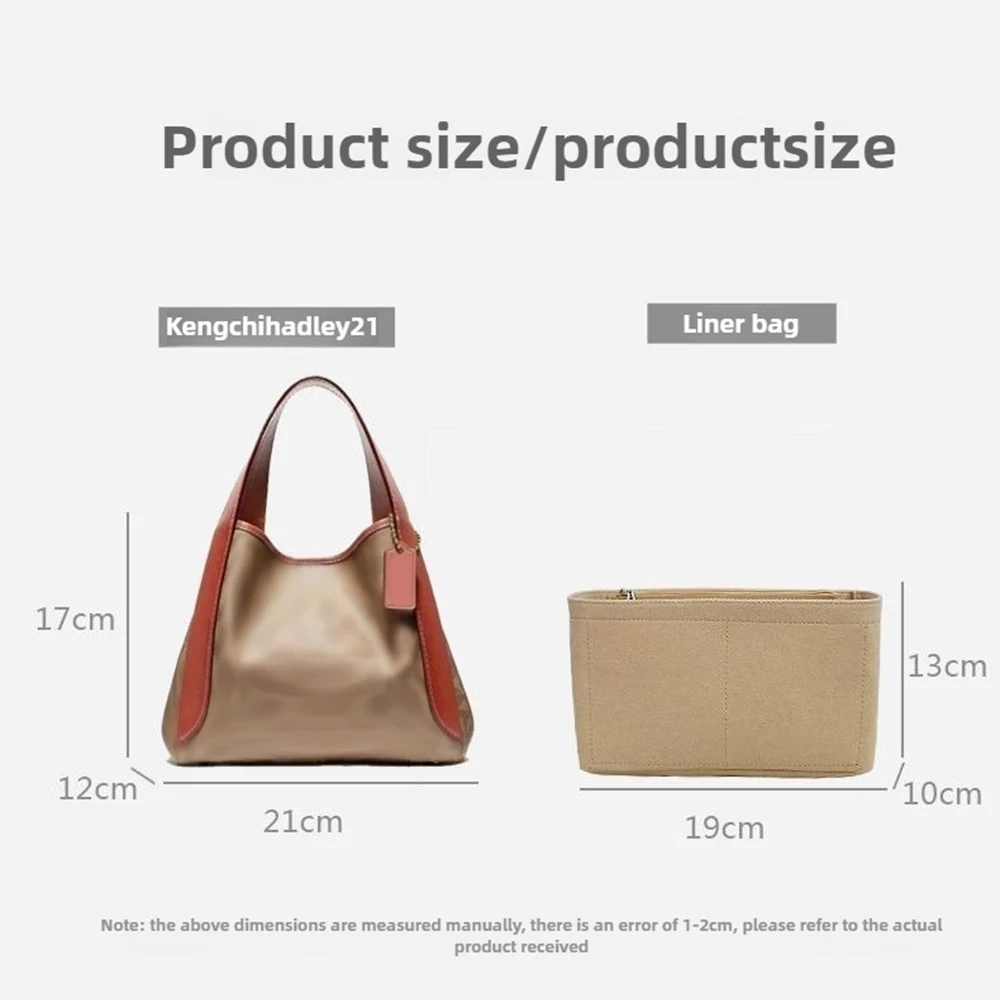 خفيفة للغاية حقيبة تسوق سفر مقسم حقيبة محفظة المشكل حقيبة ورأى إدراج مقسم حقيبة حجم مخصص إدراج أكياس لمدرب هادلي 21