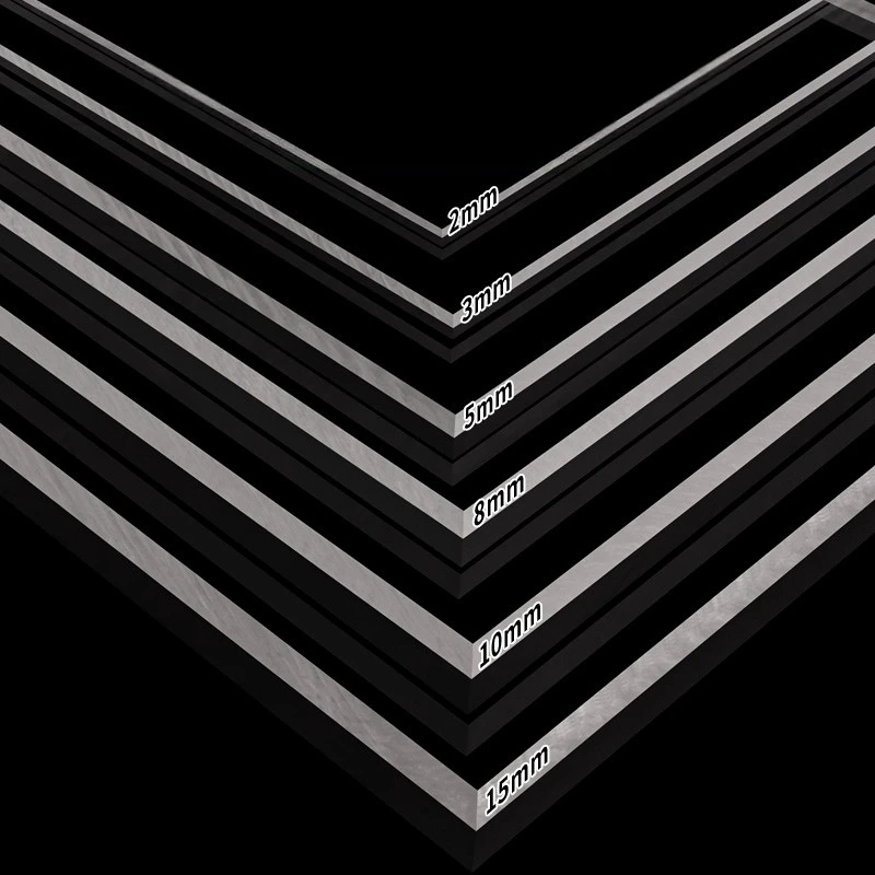 Clear Cast Acrylic Sheet 2/3/5mm, 5/10/20Pcs Bulk Pack Laser Cuttable for Small Workshop DIY Commercial Display