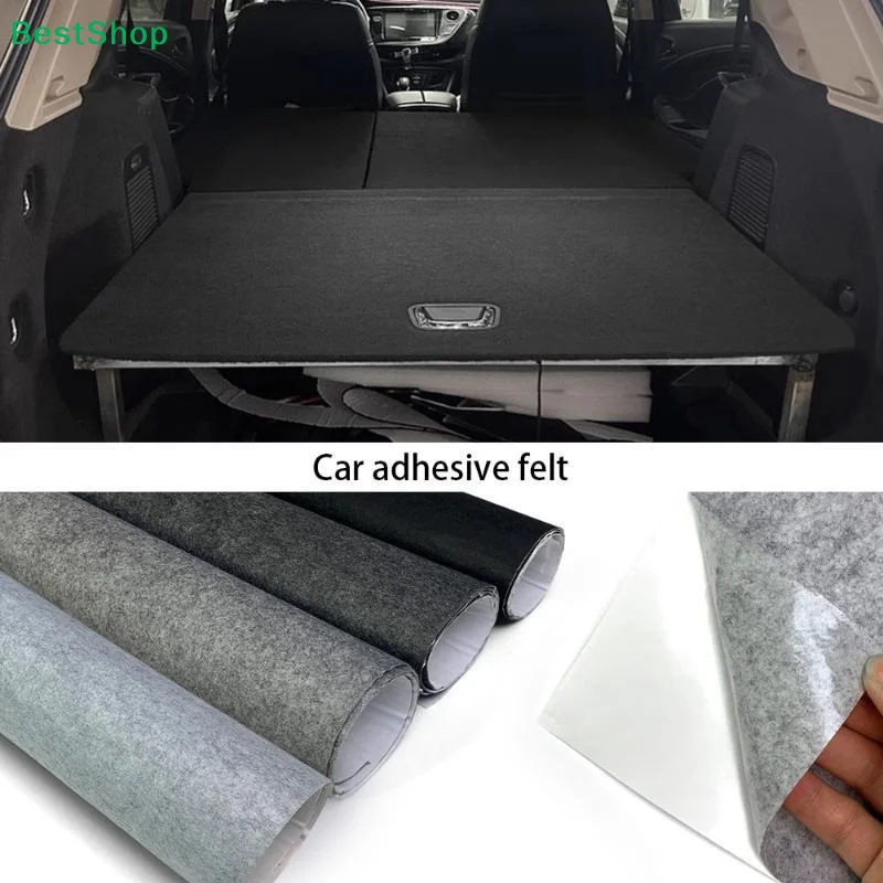 Heat-Resistant Self-Adhesive Felt Carpet Liner Non-Woven Fabric For Car And Camper Interior Repair