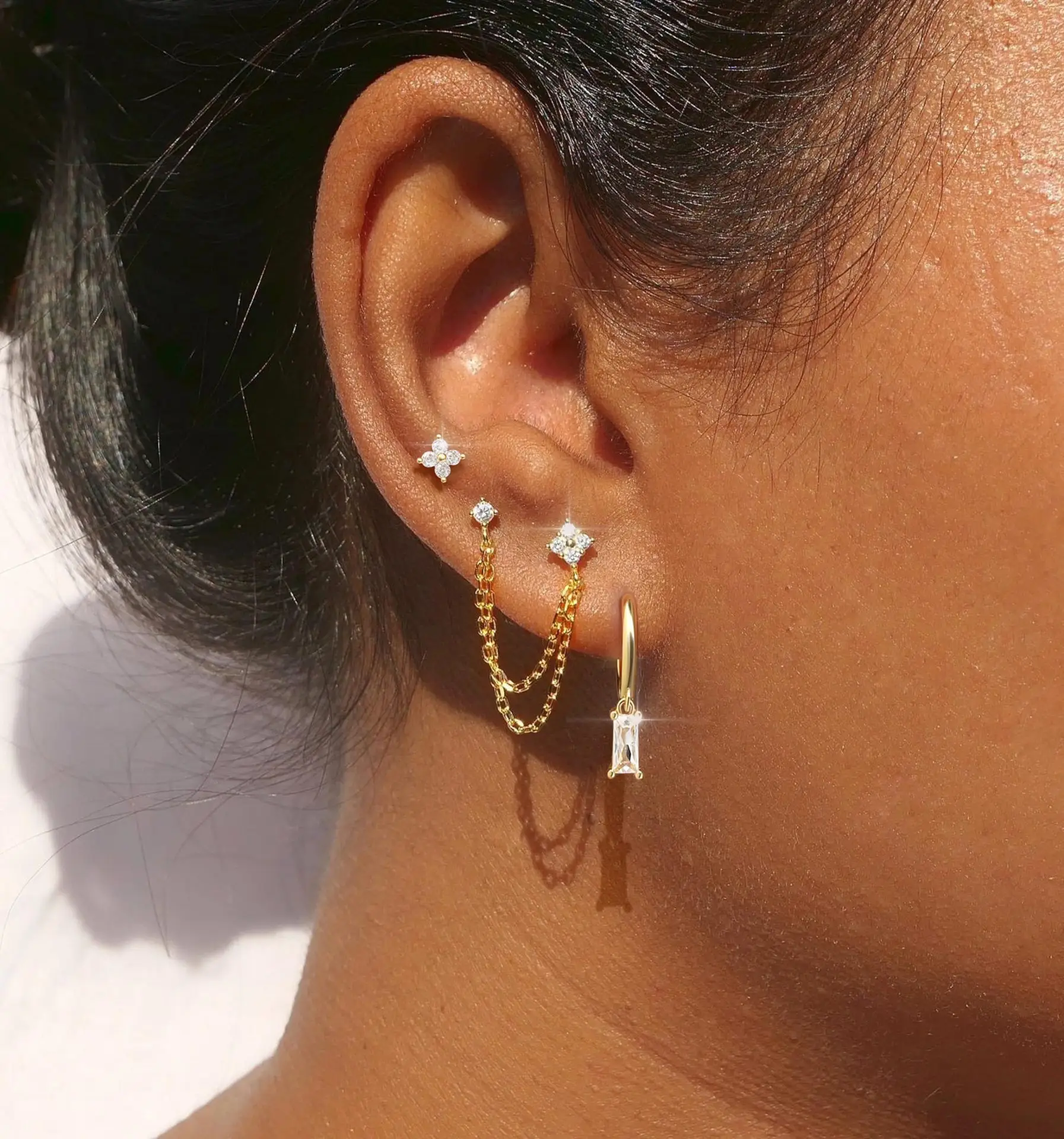 Ensemble de 3 boucles d'oreill - Body Jewels avis et prix