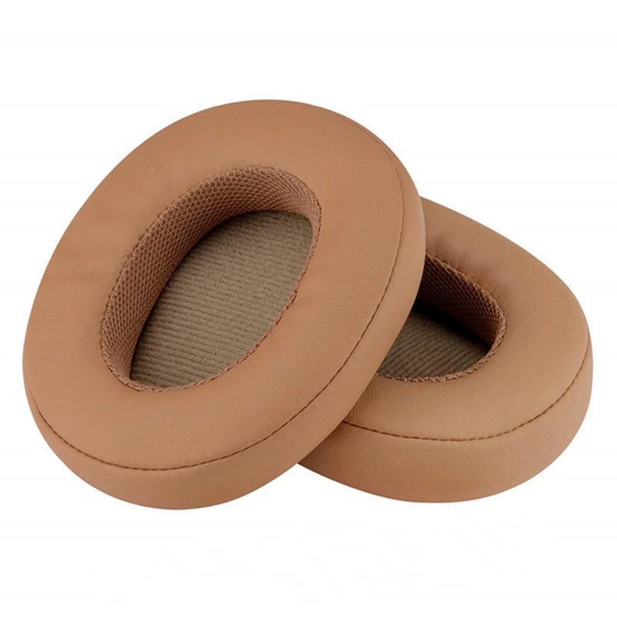 2Pcs Earpads Suitable for Skullcandy Crusher 3.0 Wireless Earphone Sleeve Sponge Pad Leather Earmuffs(Brown)